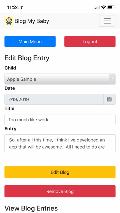 Blog My Baby screenshot-5