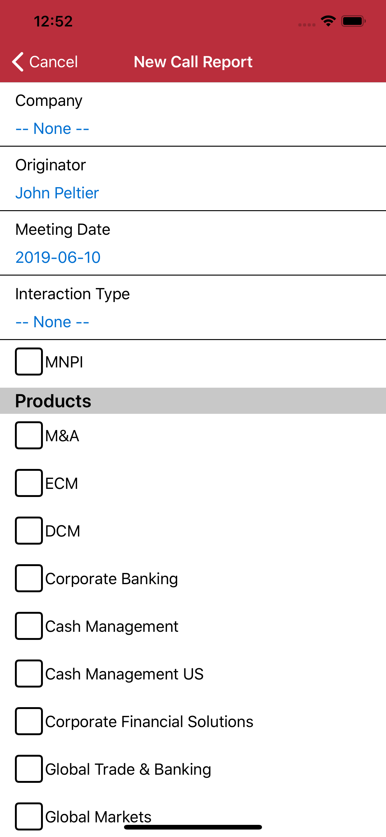 Swyft Mobile Call Reports