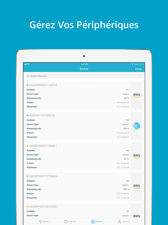 Screenshot #6 pour AWS IoT 1-Click