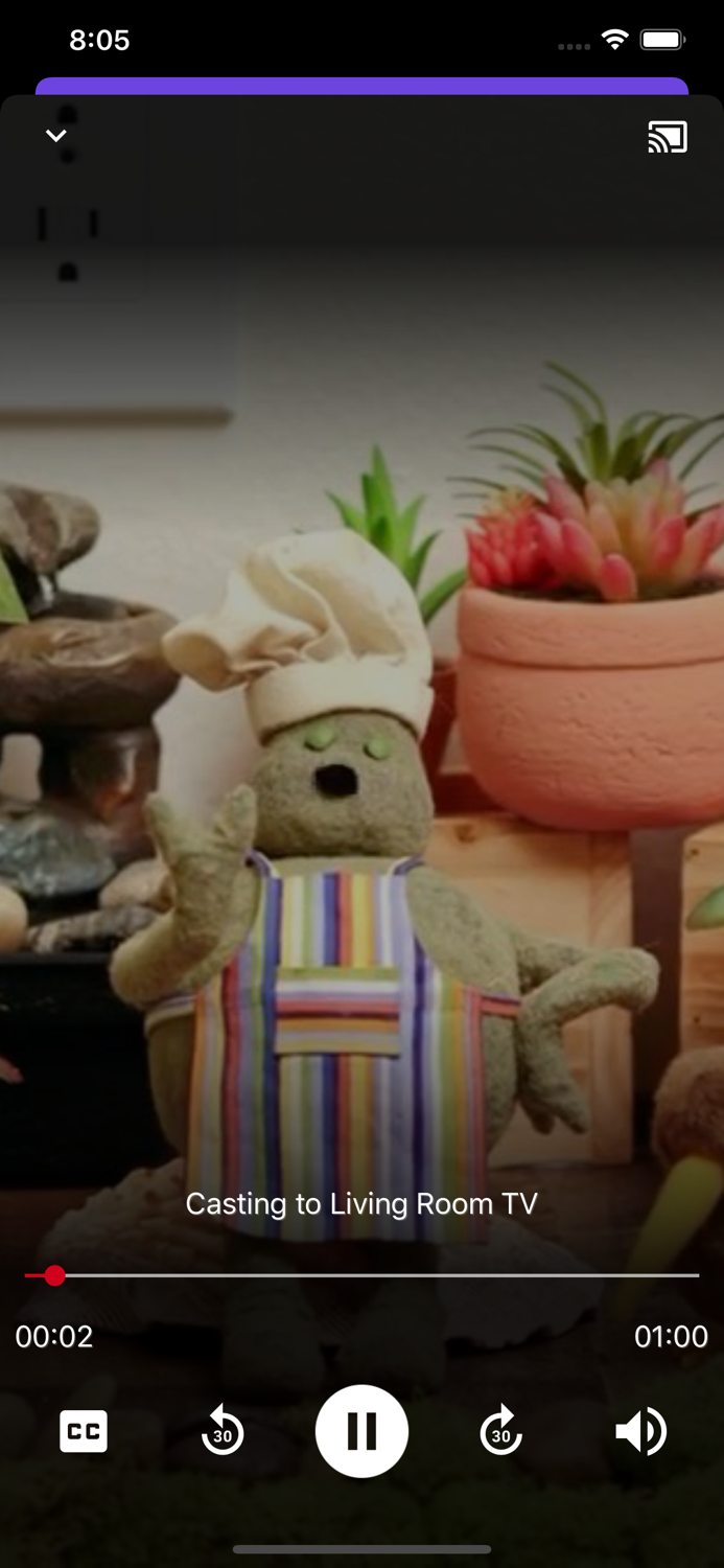 Cast Button 4 Instagram Video