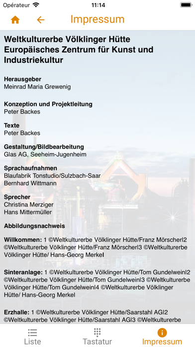 Völklinger Hütte App screenshot