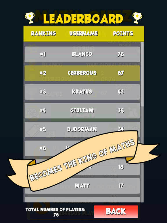 Screenshot #6 pour Math Quiz Online
