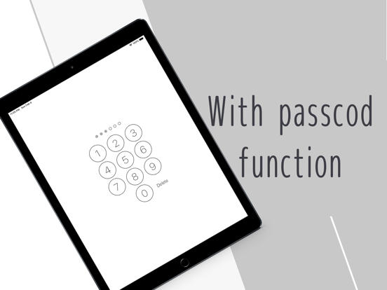 Easy Notebook - simple notes - iPad screenshot 4 - Productivity app
