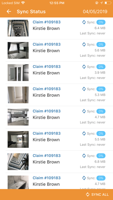 Livegenic myClaim Screenshot