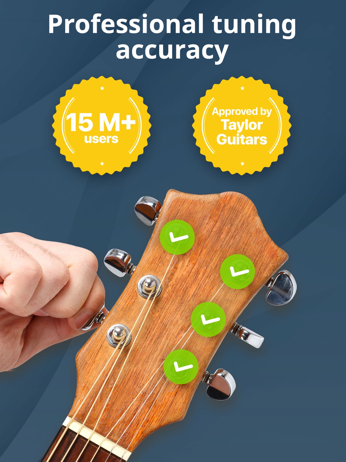 Guitar Tuner - Ukulele & Bass ipad screenshot 1