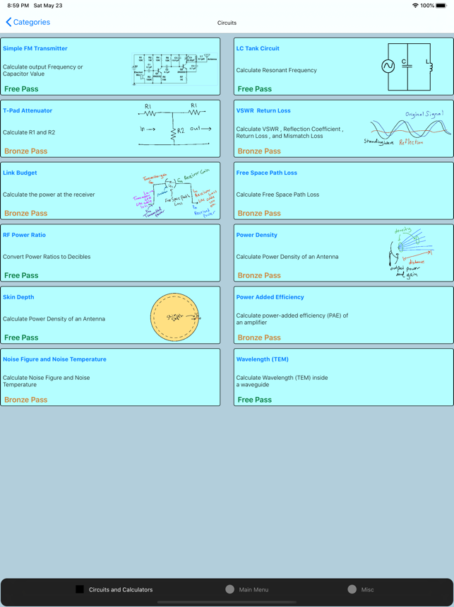 ‎Electronics Circuit Calculator Screenshot