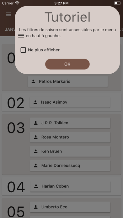 Screenshot #1 pour Author's Birthday