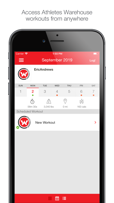 Athletes Warehouse Screenshot