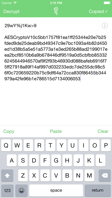 AES Crypto text screenshot 3