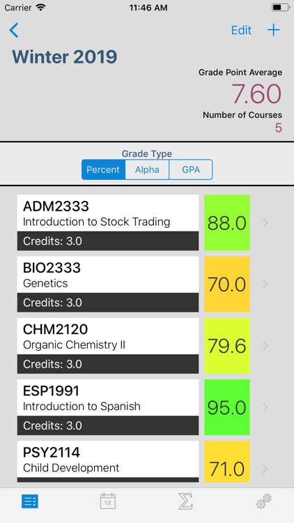 GrAde Calculator screenshot-1