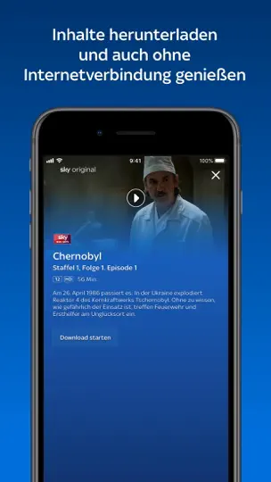Screenshot von Sky Go auf dem iPhone 3