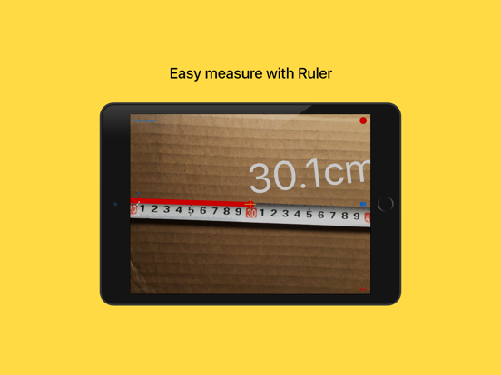 Screenshot #1 for Ruler lite:tape measure length