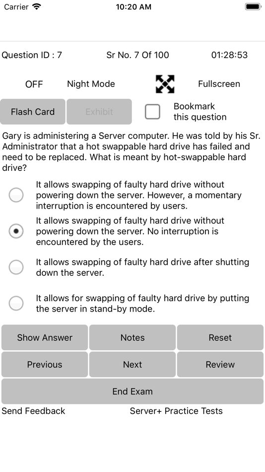 #2. Exam Sim For Server+ SK0-005 (iOS) 由: Anand Software and Training Pvt Lyd