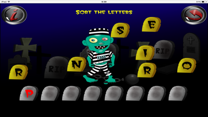 Halloween Zombie ABC Game Kids Screenshot