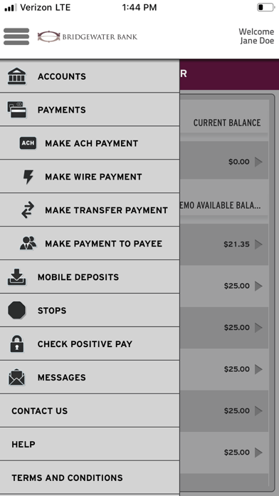Bridgewater Business Mobile Screenshot