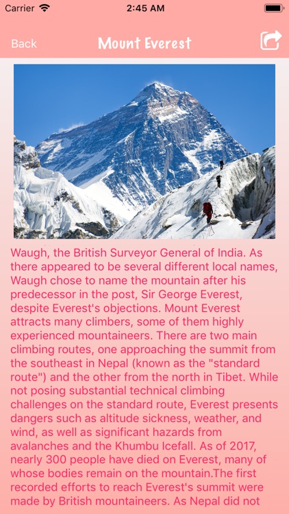 Top Mountains & Climbers