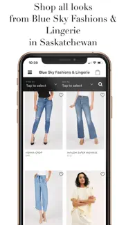 blue sky fashions & lingerie iphone screenshot 2