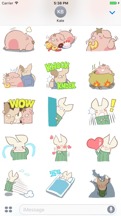 The Three Little Pigs stickers