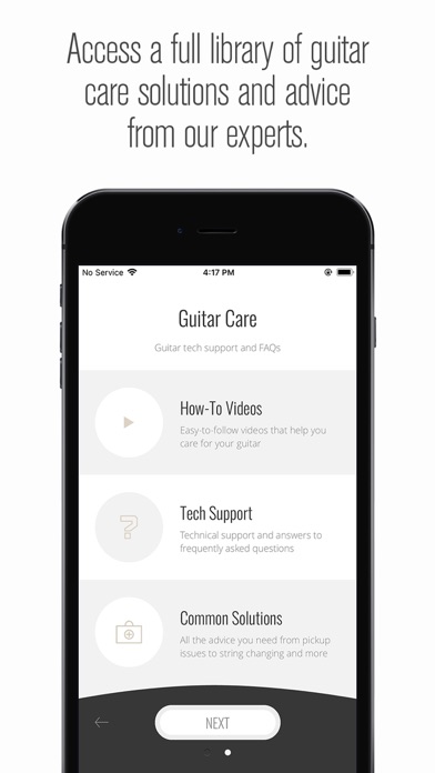 Taylor Guitars TaylorSense App Screenshot