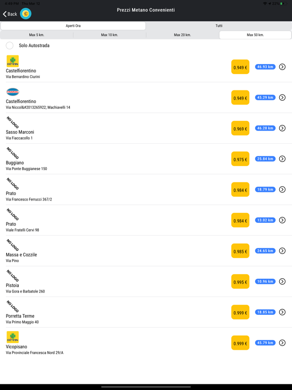 Screenshot #6 pour Cerca Gas Auto