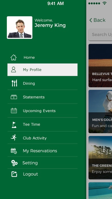 Bellevue Golf Club Screenshot