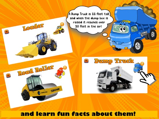 Construction Trucks FULL iPad screenshot 5 - Book app