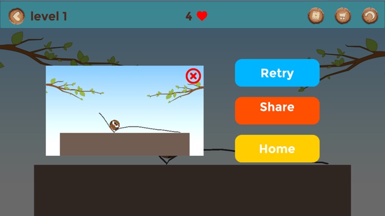 Draw Line: owl and chick