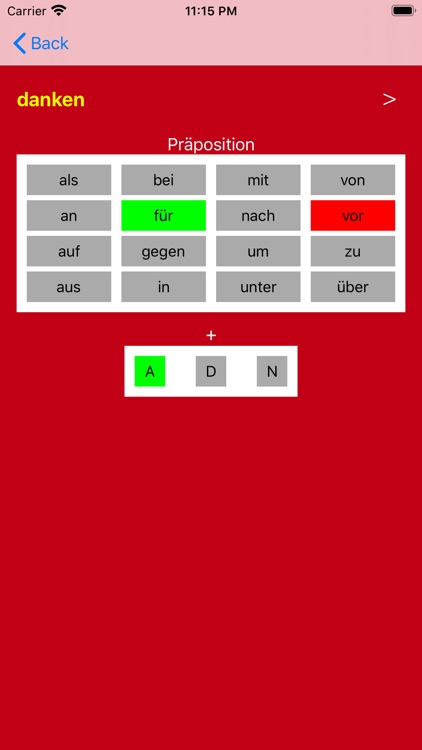 German Verbs Past Prepositions screenshot-4