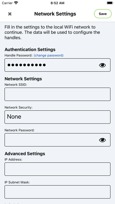 Screenshot #2 pour CSE Handle Configuration App