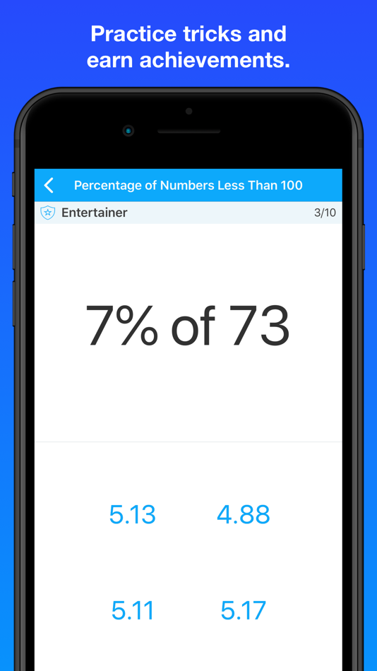#3. Mathemagics: Algebra Practice (iOS) От: Blue Lightning Labs