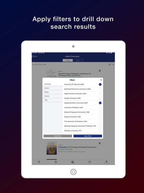 Screenshot #6 pour JCBOSEUST eLibrary