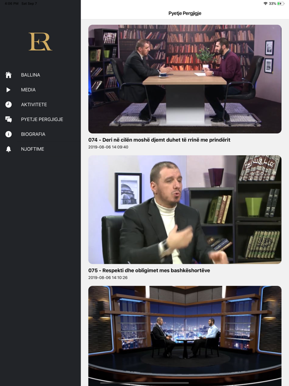 Enis Rama iPad screenshot 4 - Productivity app