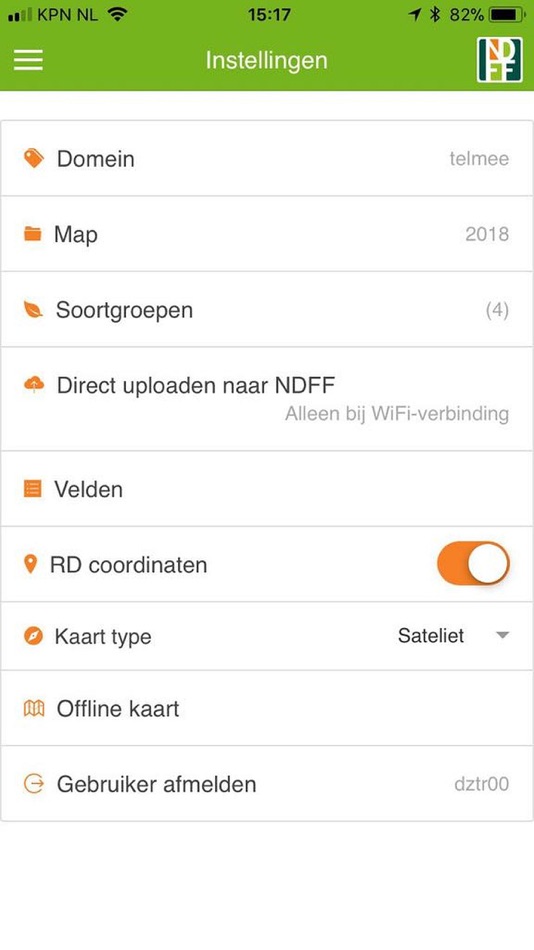 #2. NDFF invoer (iOS) 由: BIJ12