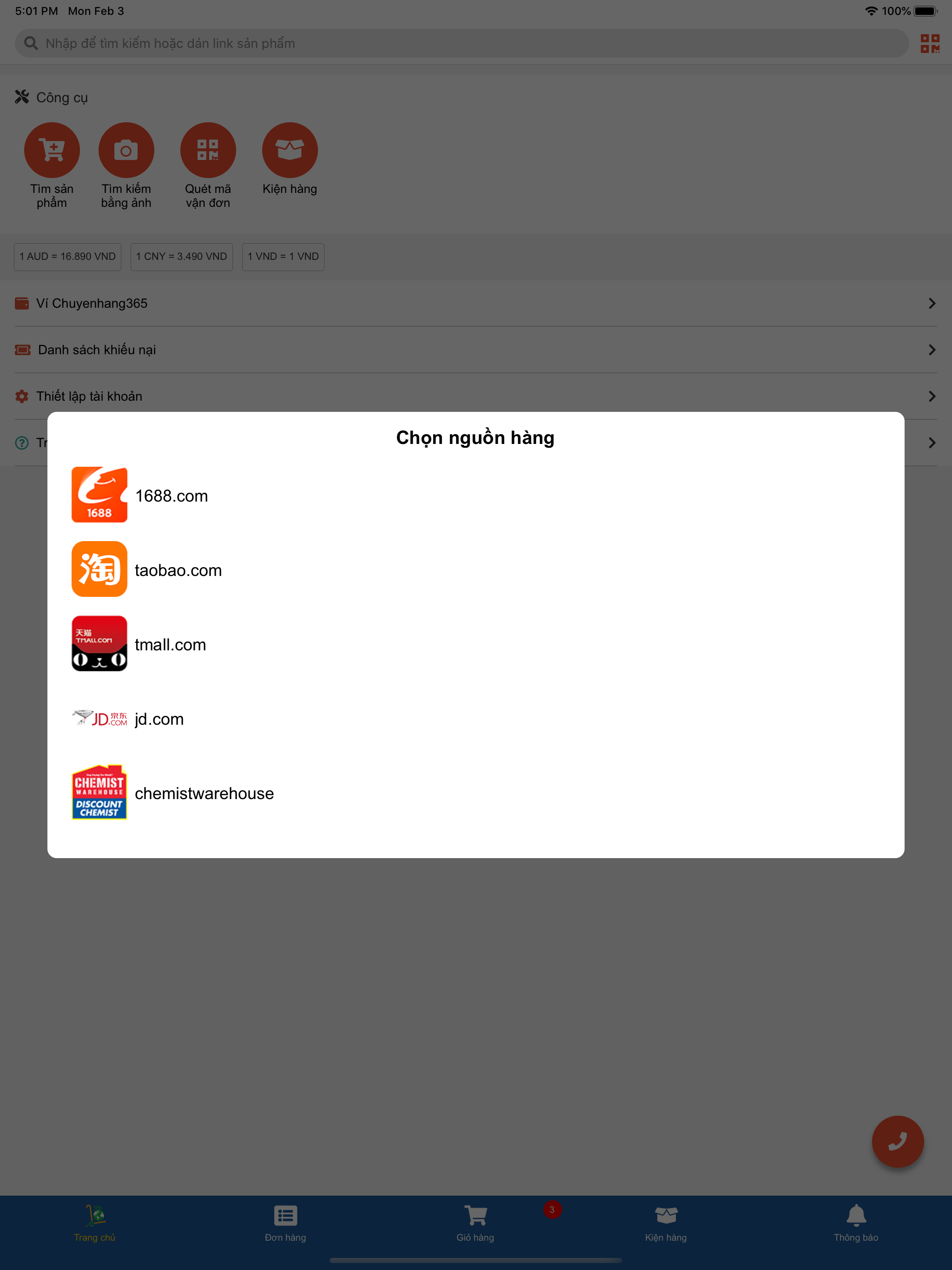 Chuyển Hàng 365 screenshot 6