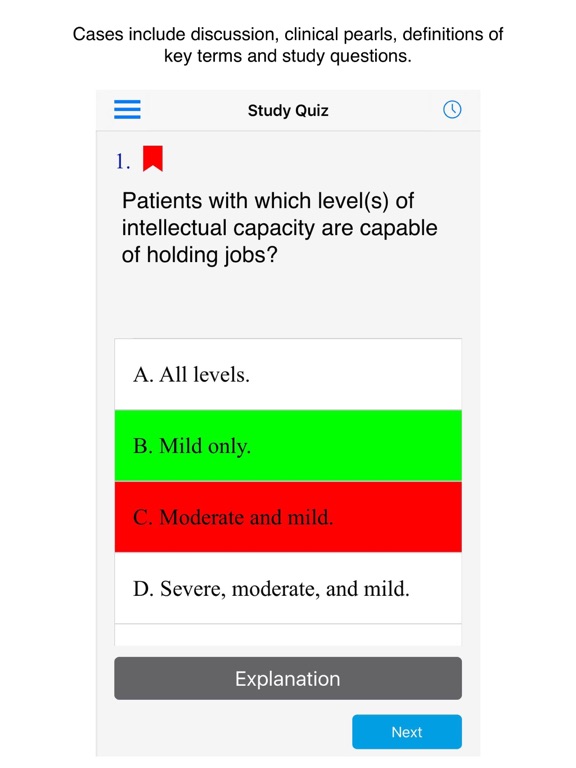 Case Files Psychiatry, 6e iPad screenshot 4 - Medical app