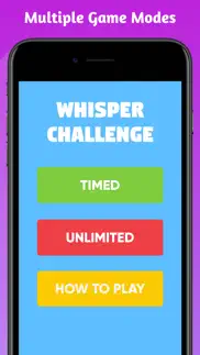 whisper challenge - group game iphone screenshot 2