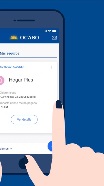 Ocaso Área de Cliente