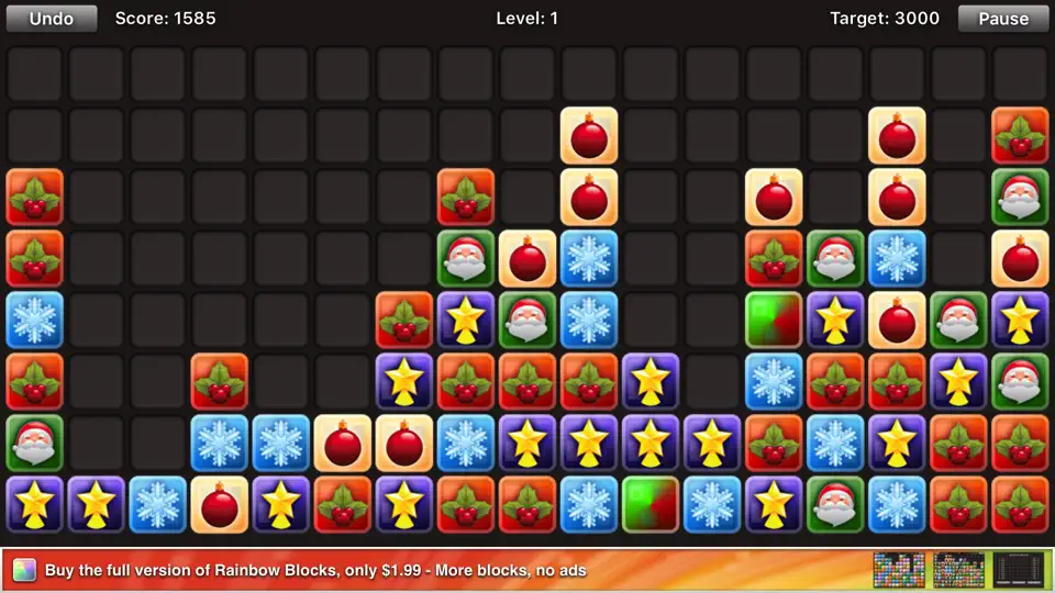 Screenshot von Rainbow Blocks Lite Edition auf dem iPhone 4