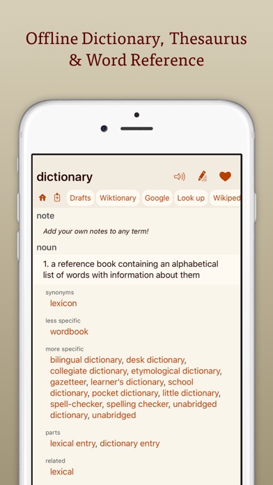 Screenshot #1 pour Terminology Dictionary