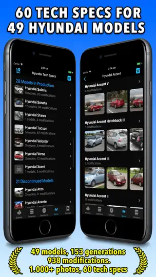 Capture d'écran de Hyundai App sur iPhone 4