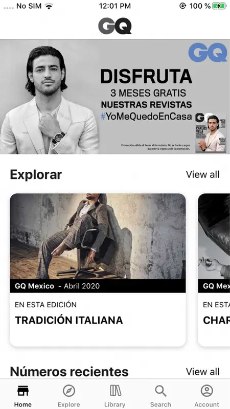 GQ México screenshot 1 of 7