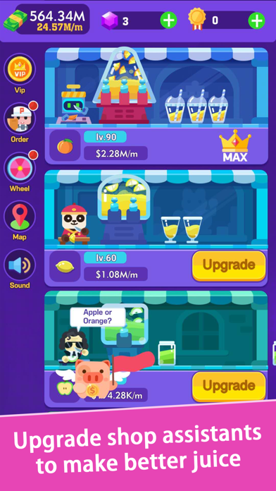 screenshot of Idle Juice Market 2