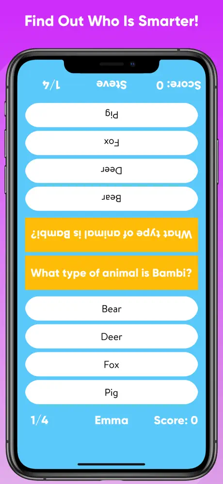 2 Player Quiz - Battle Game