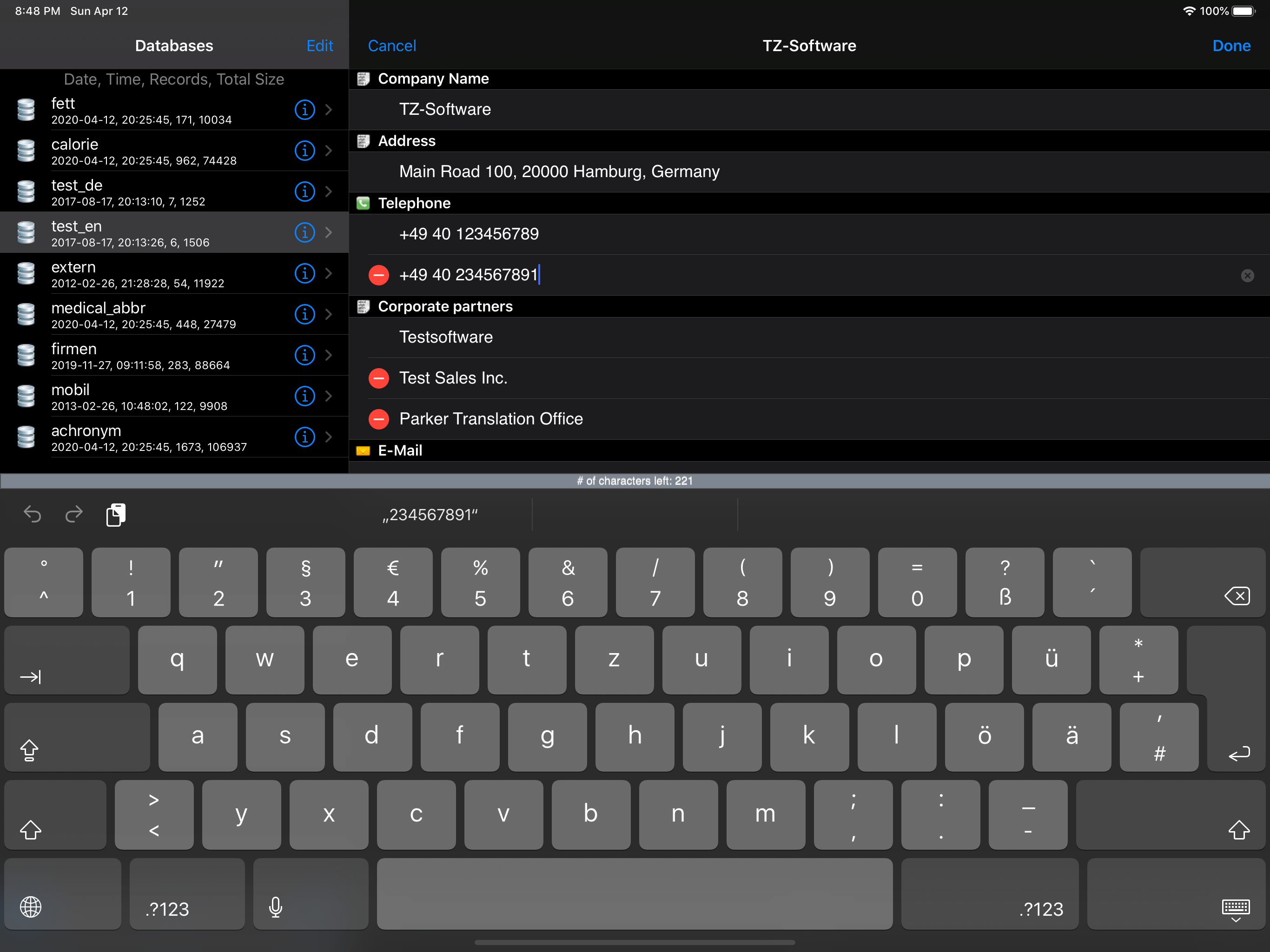 PocketDB screenshot 10