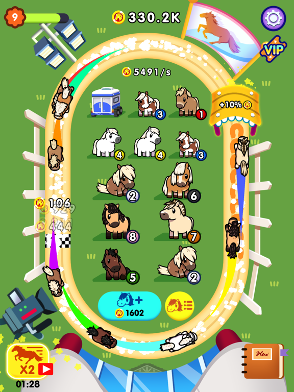Idle Horse Racing iPad screenshot 4 - Games app