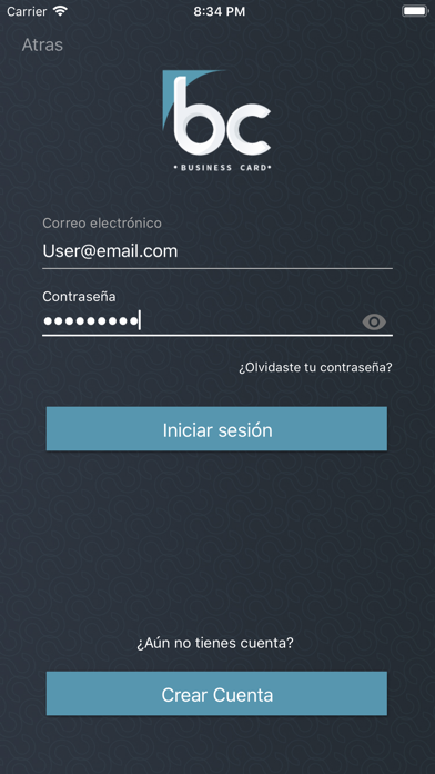 BusinessCard Screenshot