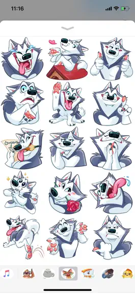 Game screenshot Husky Boy Emoji Stickers mod apk