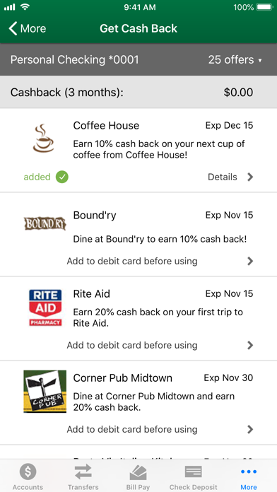 BFG Federal Credit Union Screenshot