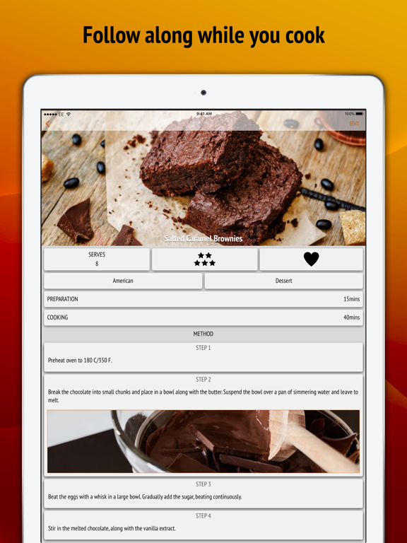 Just Add Food - Recipe Manager iPad screenshot 3 - Food & Drink app