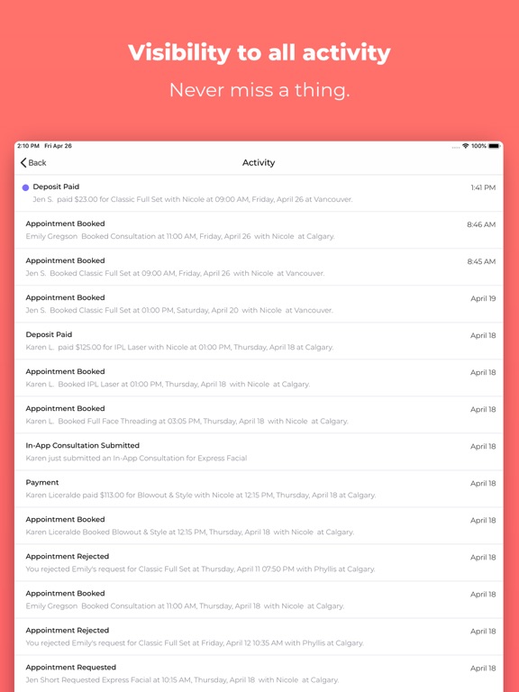 Cojilio Business iPad screenshot 4 - Business app